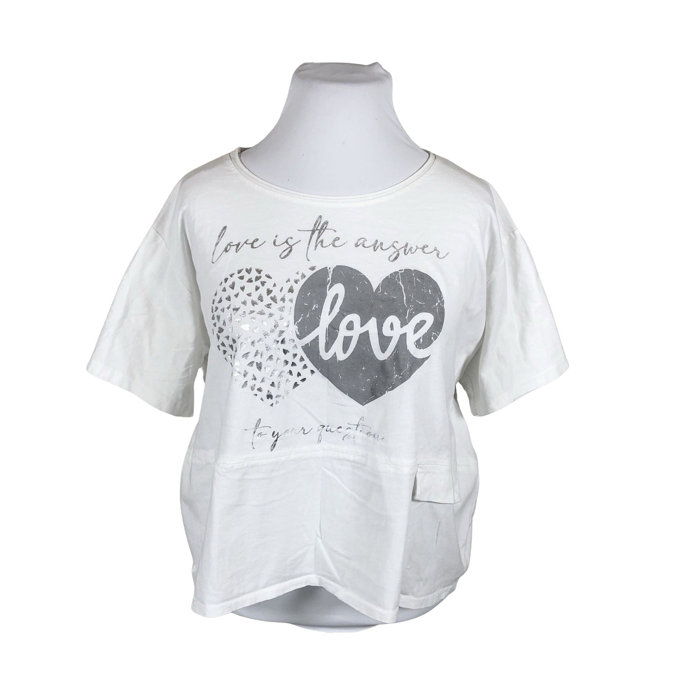 Unisex New Collection - T-shirt, size 44 - White (1)