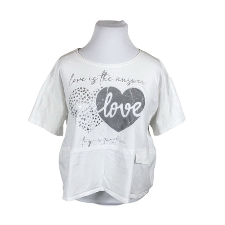 Unisex New Collection - T-shirt, size 44 - White ()