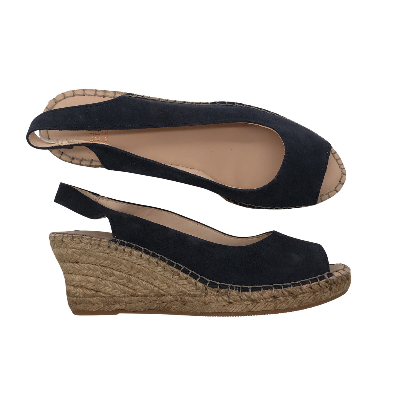 Unisex Fred de la Bretoniere - Wedge heel shoes, size 39 - Blue (1)