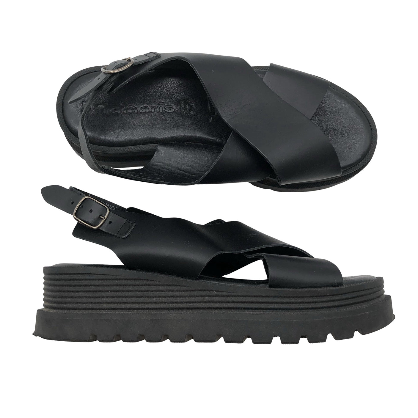 Unisex Tamaris - Sandals, size 38 - Black (1)