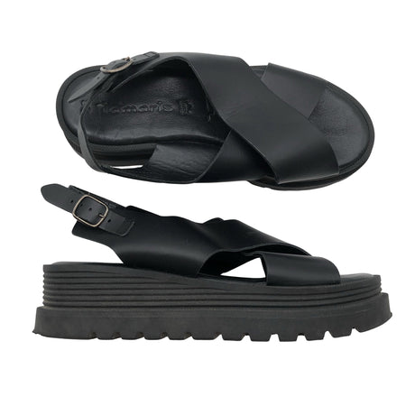 Unisex Tamaris - Sandals, size 38 - Black ()