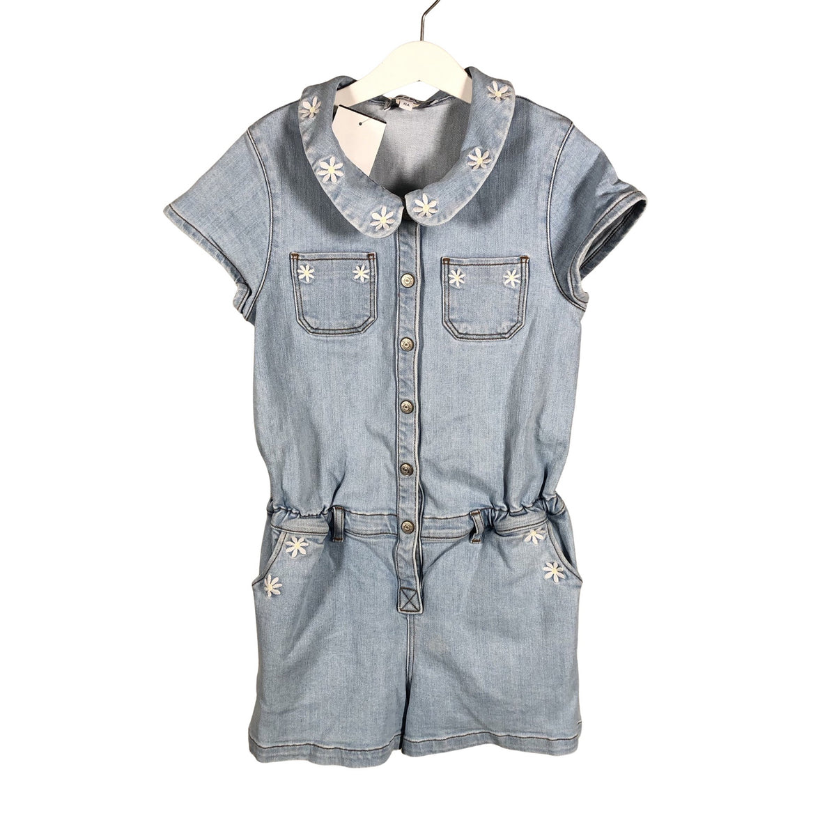 Unisex Tartine et chocolat - Short overalls, size 146 - 152 - Light blue (1)