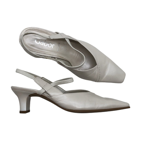 Unisex Gabor - Evening high heels, size 37 - Natural white ()