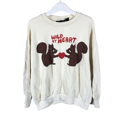 Unisex Mini Rodini - Sweatshirt, size 140 - 146 - Natural white ()