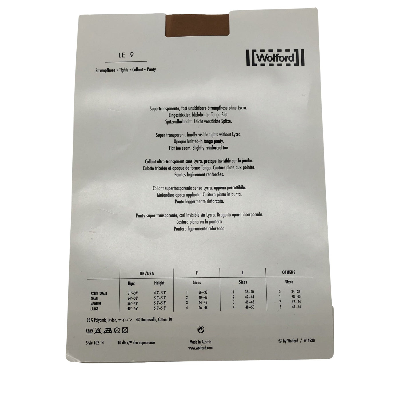 Unisex Wolford - Stockings, thin, size 38 - Beige (2)