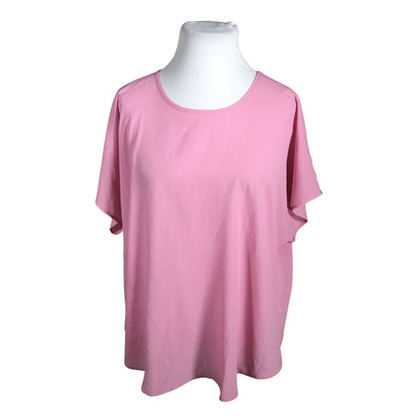 Unisex Zizzi - Short-sleeved blouse, size 50 - Light pink ()