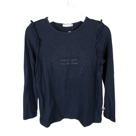 Unisex POMPdeLUX - Tricot shirt, size 116 - 122 - Blue ()