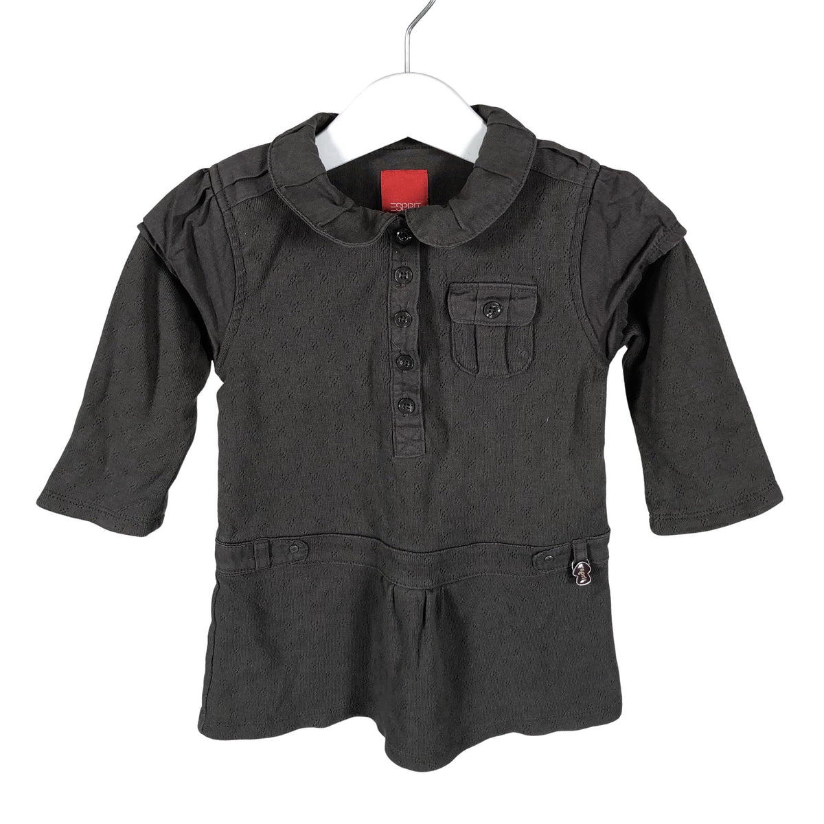 Unisex Esprit - Tricot dress, size 74 - 80 - Gray (1)