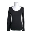 Unisex Part two - Tricot shirt, size 38 - Black ()