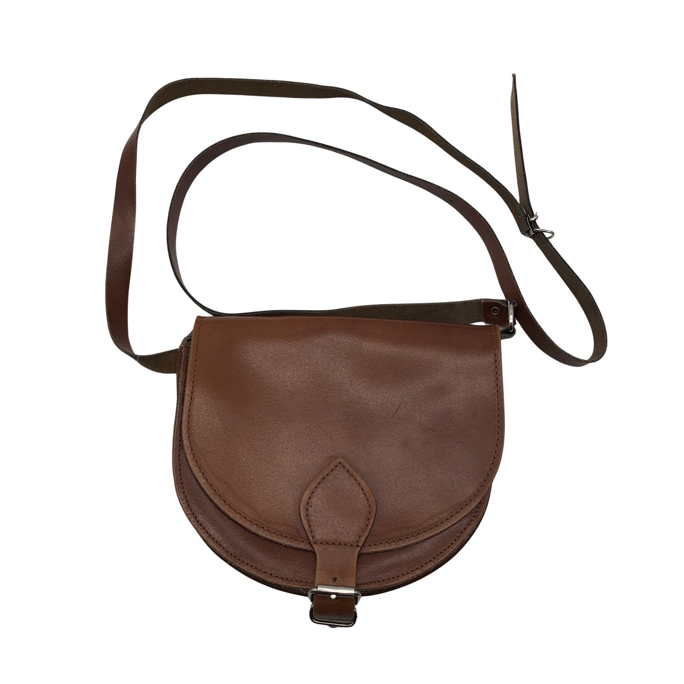 Unisex Handmade - Shoulder bag, size Mini - Brown (1)