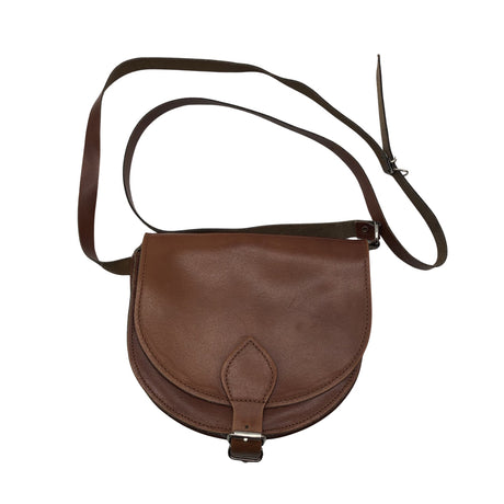 Unisex Handmade - Shoulder bag, size Mini - Brown ()