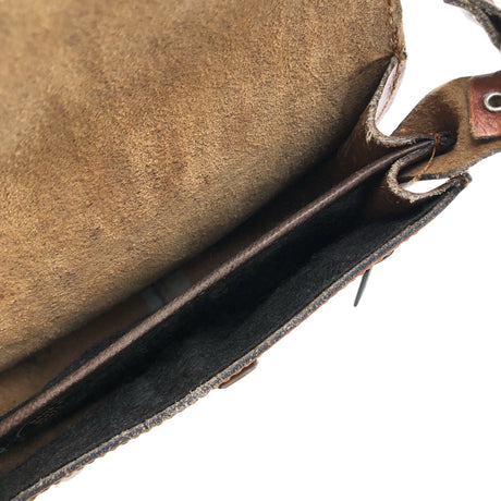 Unisex Handmade - Shoulder bag, size Mini - Brown (2)