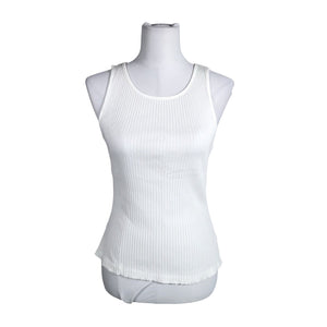 Unisex NOSH - Tricot tank top, size 38 - White (1)