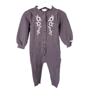 Unisex Newbie - Overalls, size 80 - 86 - Violet (1)