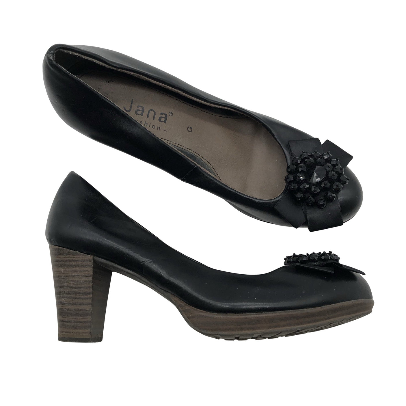 Unisex Jana - High heels, size 37 - Black (1)