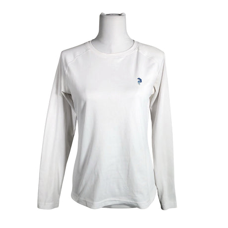 Unisex Peak Performance - Sports shirt, long sleeve, size 40 - White ()