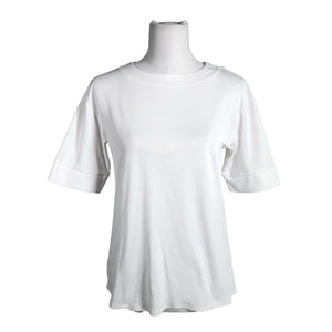 Unisex Asics - Sports shirt, short sleeve, size 40 - White (1)