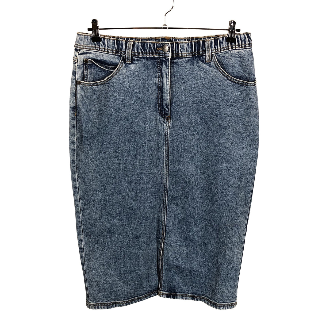 Unisex Ulla Popken - Denim skirt, size 44 - Blue (1)