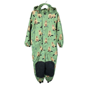 Unisex Jonathan - Rain overall, size 110 - 116 - Green (1)