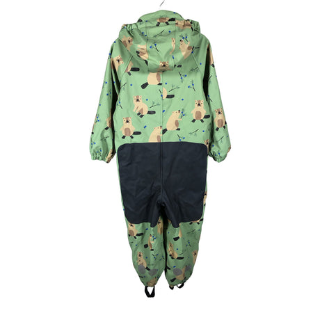 Unisex Jonathan - Rain overall, size 110 - 116 - Green (2)