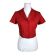 Unisex Voglia - Short-sleeved blouse, size 34 - Red ()