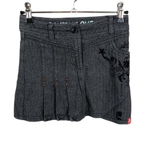 Unisex EDC by Esprit - Fabric skirt, size 122 - 128 - Gray (1)