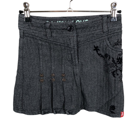 Unisex EDC by Esprit - Fabric skirt, size 122 - 128 - Gray ()