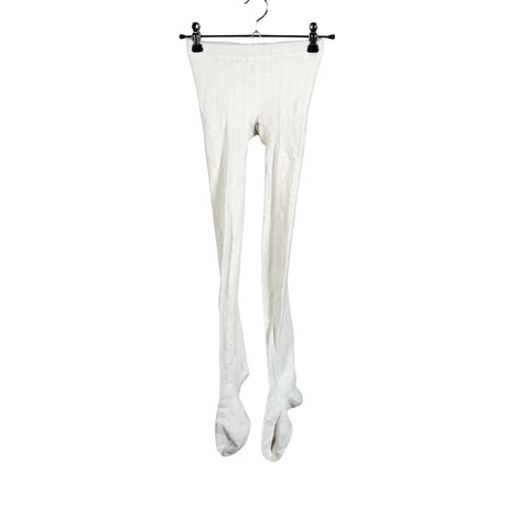 Unisex Polarn O. Pyret - Stockings, thick, size 146 - 152 - Natural white ()