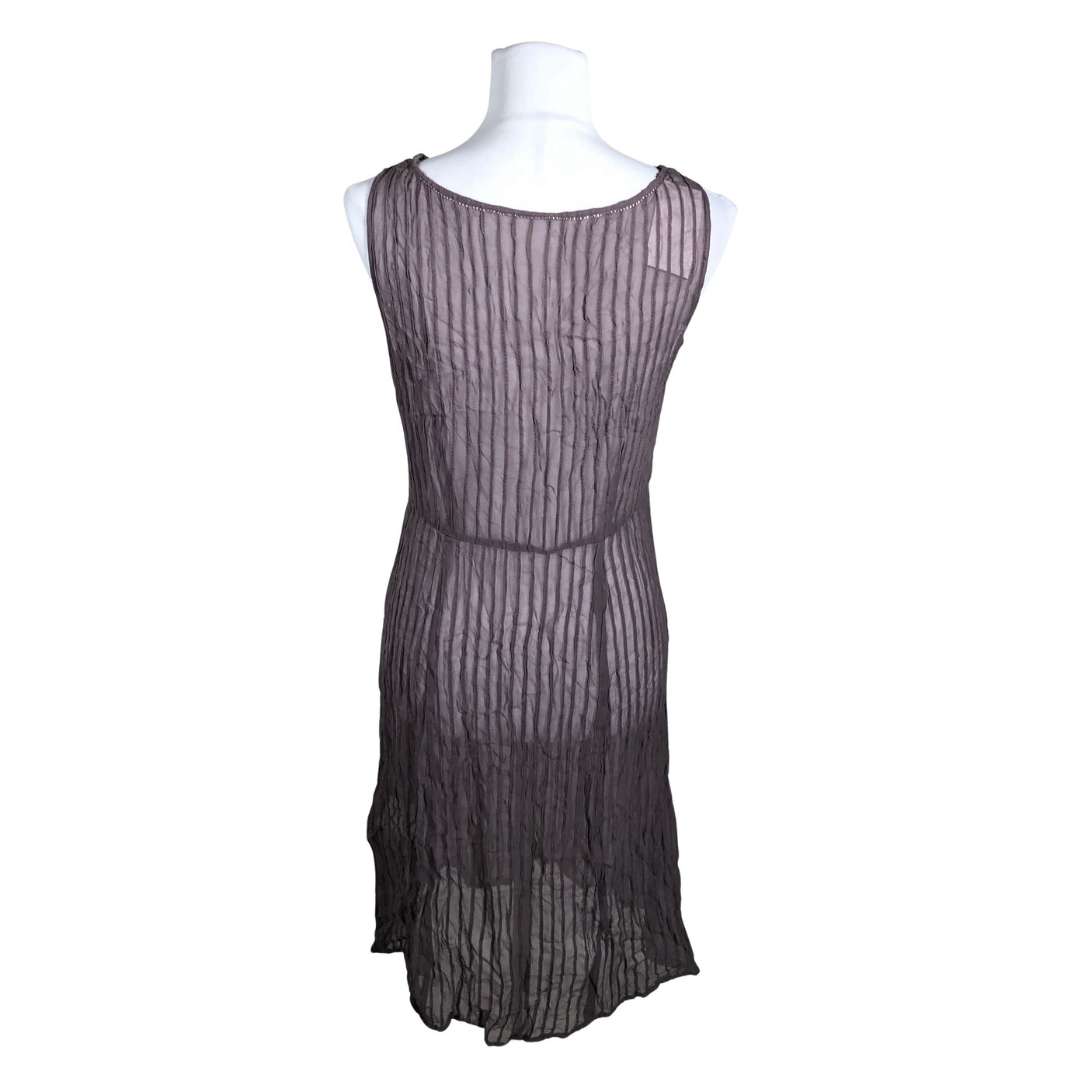 Unisex Noa Noa - Schiffon dress, size 38 - Gray (2)