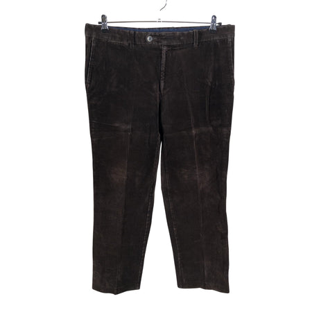 Unisex Bugatti - Velvet pants, size L - Brown ()