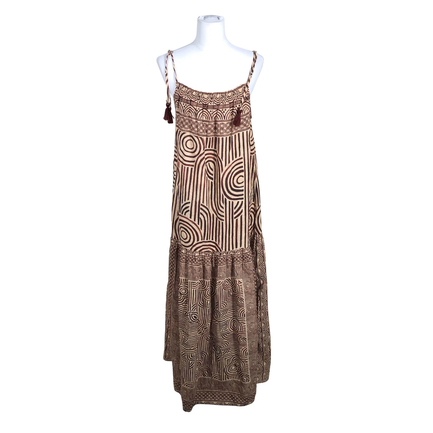 Unisex Next - Maxi dress, size 40 - Brown (1)