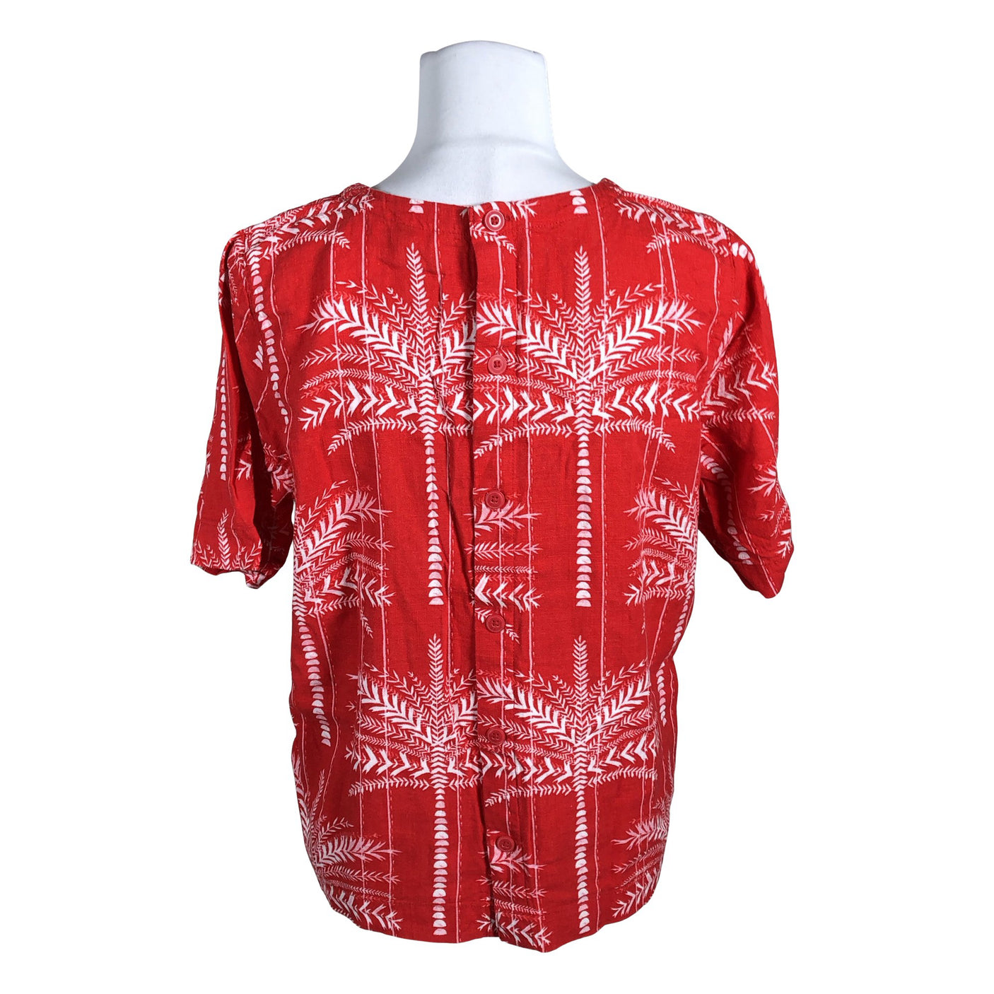 Unisex Next - Short-sleeved blouse, size 40 - Red (2)