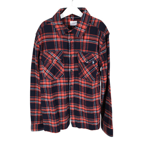 Unisex U.S. Polo Assn. - Flannel shirt, size 152 - 158 - Blue ()