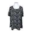 Unisex Zizzi - Short-sleeved blouse, size 46 - Black ()