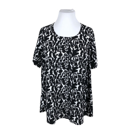 Unisex Zizzi - Short-sleeved blouse, size 46 - Black ()