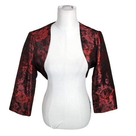 Unisex Michaela Louis - Evening bolero jacket, size 40 - Wine red ()