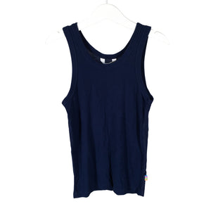 Unisex Joha - Tricot tank top, size 128 - 134 - Blue (1)