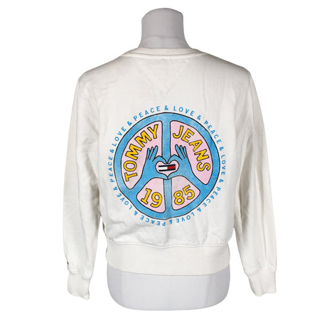 Unisex Tommy Jeans (Tommy Hilfiger) - Sweatshirt, size 36 - White (2)