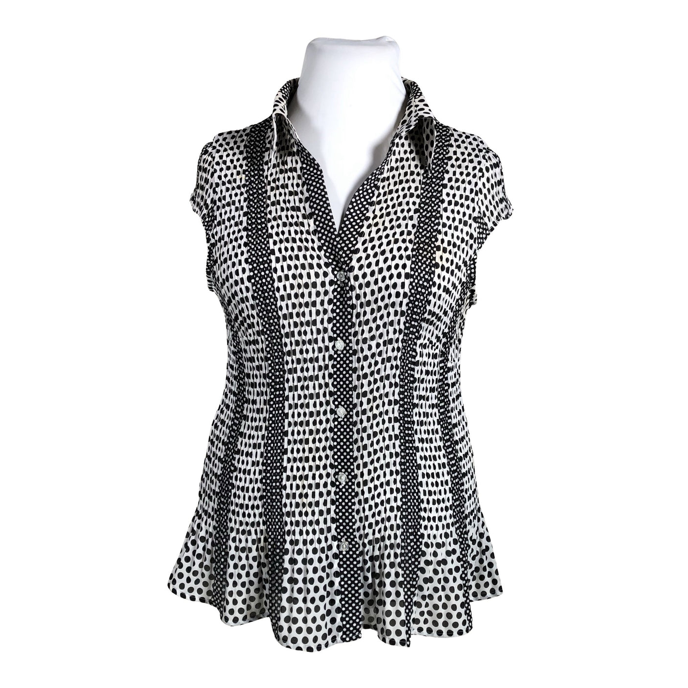 Unisex Taifun - Short-sleeved blouse, size 46 - White (1)