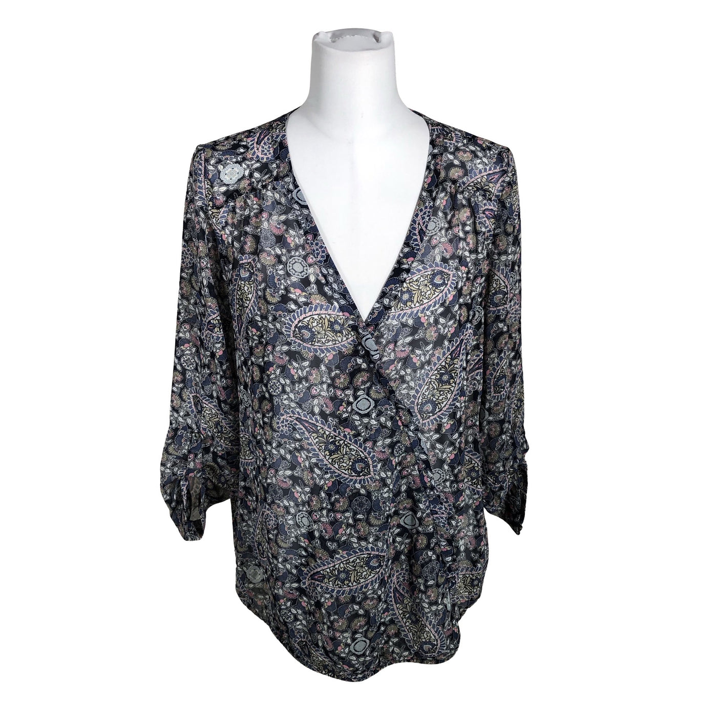 Unisex Esprit - Blouse, size 40 - Blue (1)