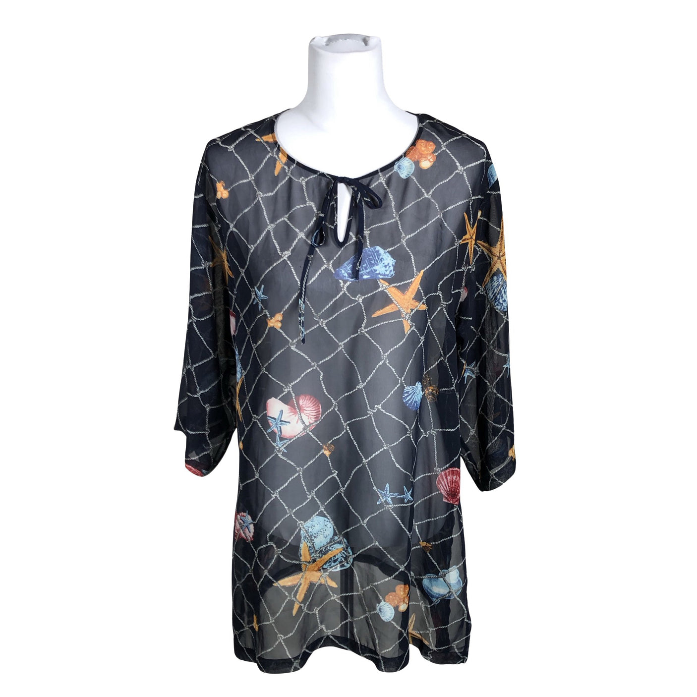 Unisex Triumph - Schiffon tunic, size 40 - Blue (1)