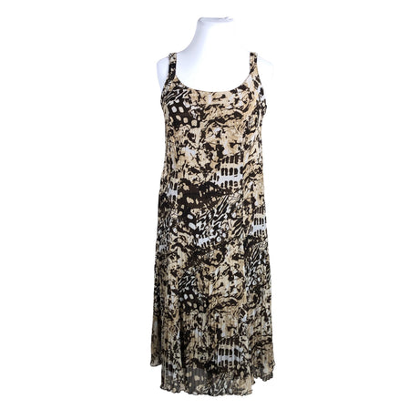 Unisex Gerry Weber - Schiffon dress, size 44 - Brown ()