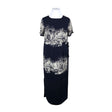 Unisex Godske - Schiffon dress, size 42 - Blue ()