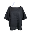 Unisex London Fog - Short-sleeved blouse, size 46 - Black ()