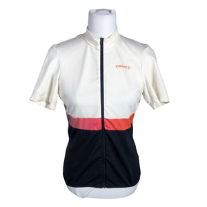 Unisex Craft - Sports shirt, short sleeve, size 38 - Natural white (1)