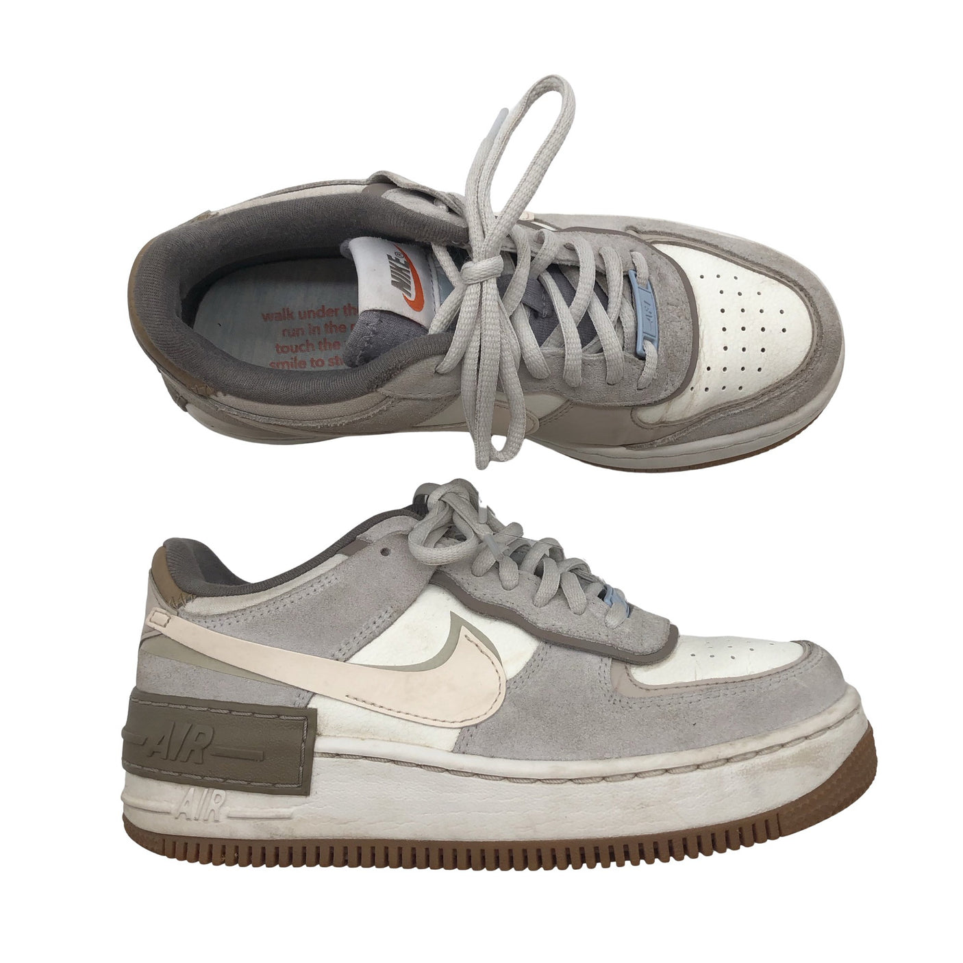 Unisex Nike - Casual sneakers, size 36 - Gray (1)