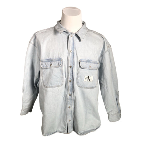 Unisex Calvin Klein Jeans - Denim shirt, size XXL - Light blue ()
