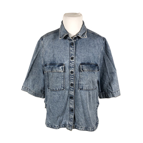 Unisex Lindex - Denim jacket, size 44 - Light blue ()