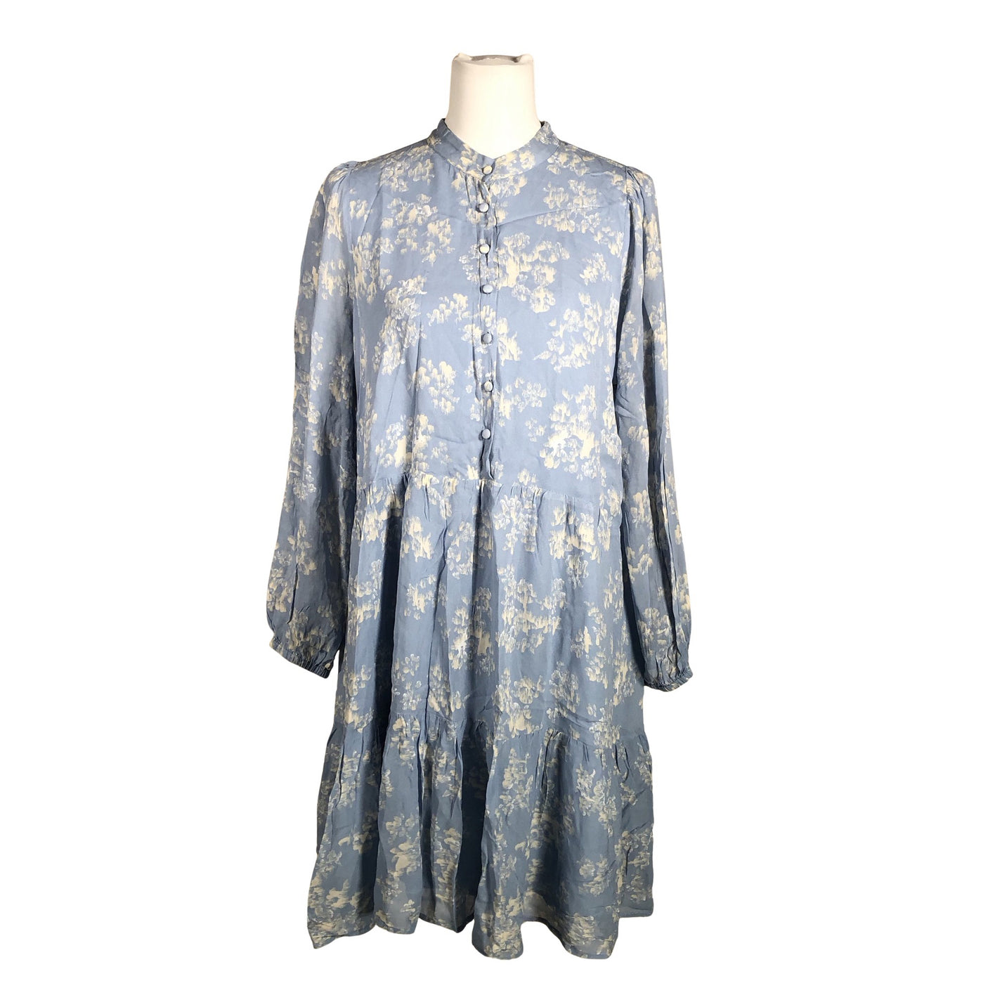 Unisex Second Female - Schiffon dress, size 40 - Blue (1)