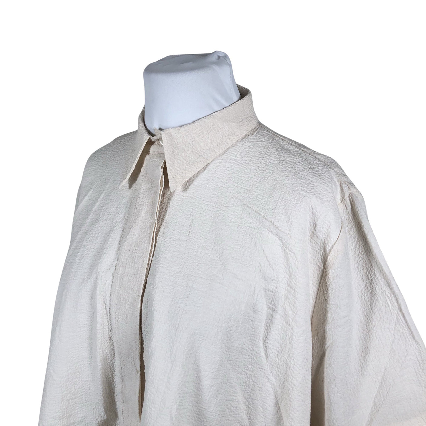 Unisex Gauhar - Schiffon dress, size 44 - Natural white (3)